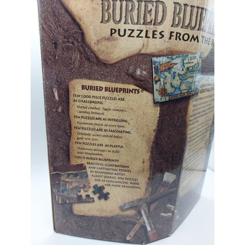 Bepuzzled Puzzle  Buried Blueprints 1998 - The Great Wall of China NIB Sealed
